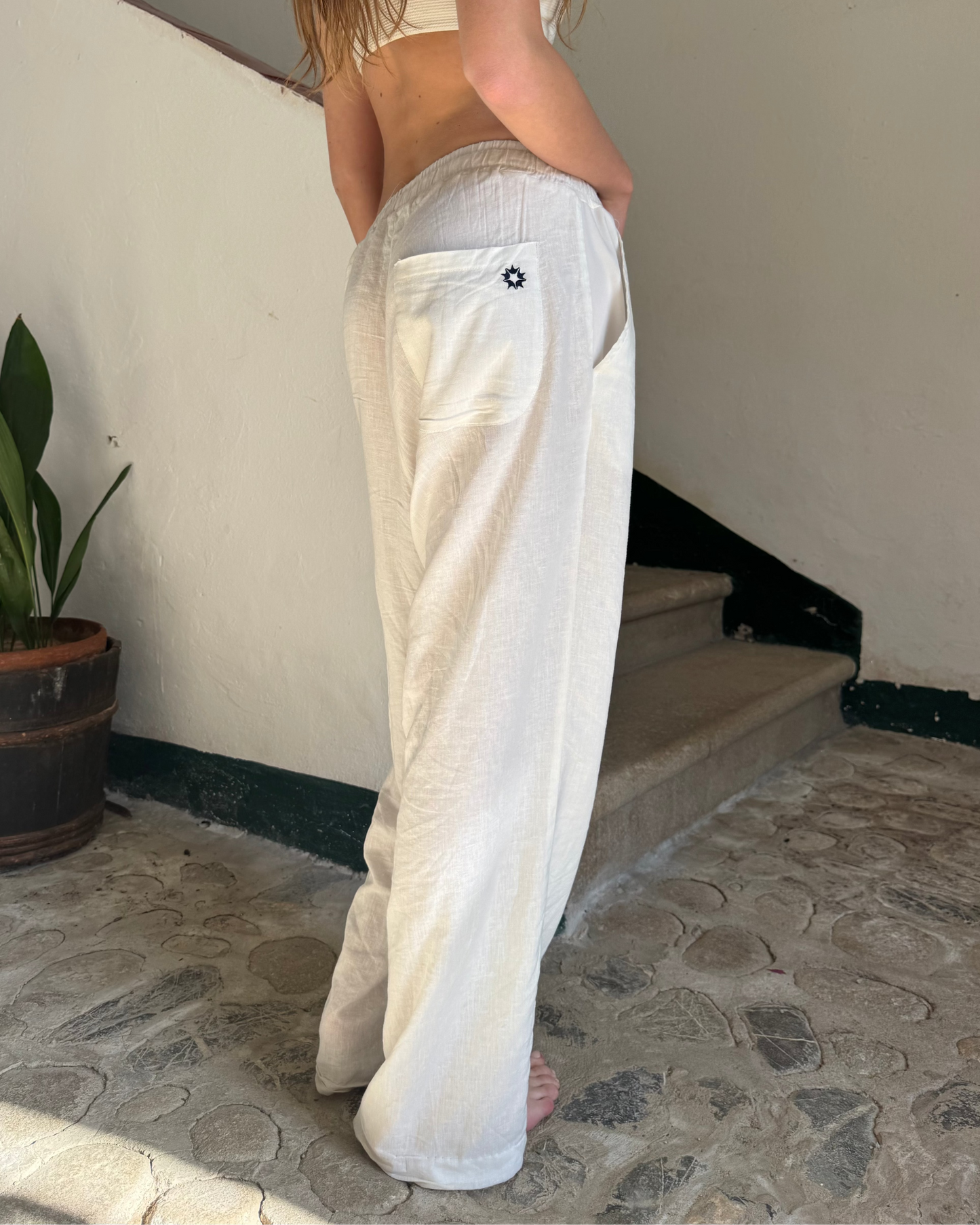 mediterranea linen white