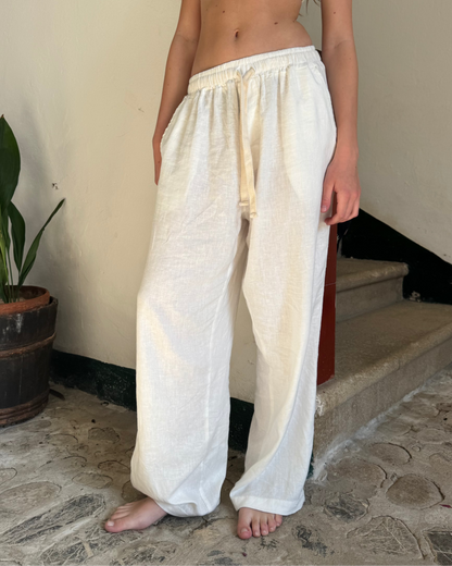 mediterranea linen white