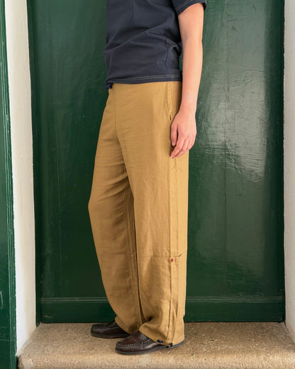 Il Pantalone di Lino | Tobacco Brown