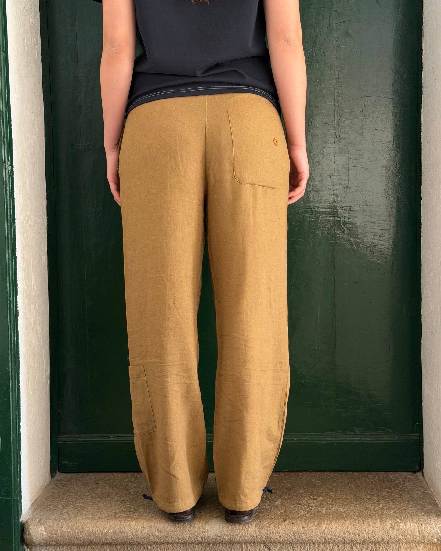 Il Pantalone di Lino | Tobacco Brown